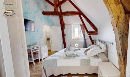 Ferrieres-la-Verrerie Bed & Breakfast | Chambre double Paradis