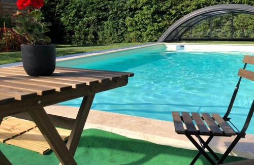 Baincthun House | Chambre privée à la campagne avec piscine