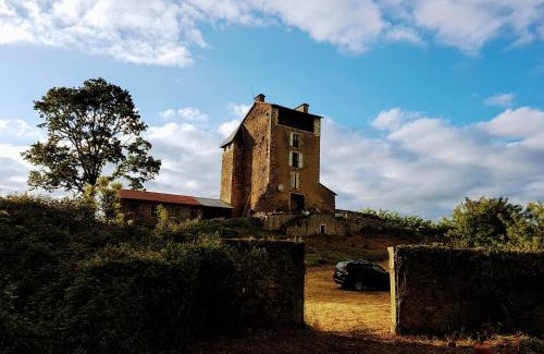 Montegut Bed & Breakfast | Chambre Rustique du Château Montegut Vue sur les Pyrénées