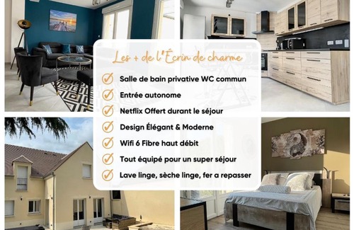 La Victoire - Les Marechaux House | Chambre Sérénité dans maison au calme