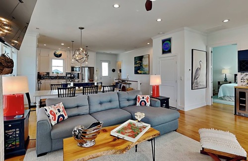 Topsail Beach House | Channel 6 | Soundfront + Dock, Close to Beach!