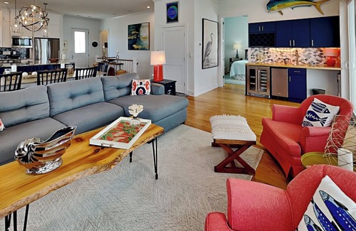 Topsail Beach House | Channel 6 | Soundfront + Dock, Close to Beach!