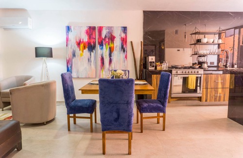 Guadalajara Apartment | Chapultepec Expo Center Apartment 2C 3King bedsPrivate terrace Air conditioning