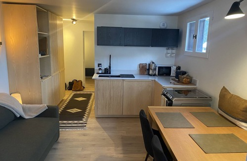 Les Praz-de-Chamonix Apartment | Charmant Appartement Rénové de 28m2 Chamonix /Les Praz de 4/6 Couchages