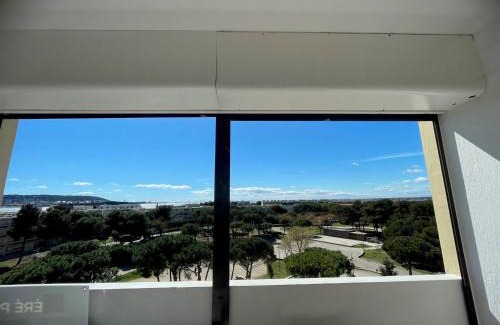Balaruc-les-Bains Apartment | Charmant T2 avec balcon, clim et animaux admis à Balaruc-les-Bains - FR-1-503-85