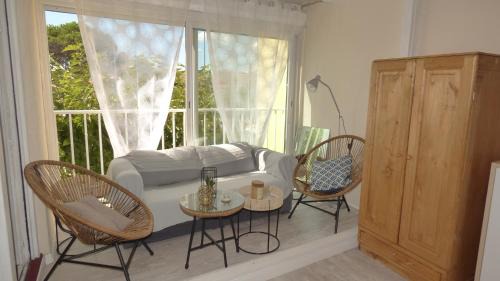 Narbonne-Plage Apartment | Charmant T2, cabine, parking, Les Balcons de la Méditerranée, Narbonne Plage