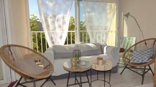 Narbonne-Plage Apartment | Charmant T2, cabine, parking, Les Balcons de la Méditerranée, Narbonne Plage