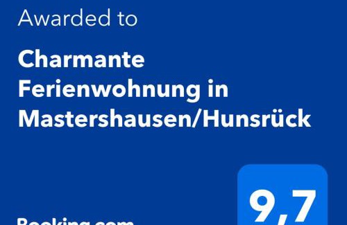 Mastershausen Apartment | Charmante Ferienwohnung in Mastershausen/Hunsrück