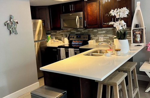 Palm Harbor Villa | Charming 1-bedroom 1 Bath, 2 Beds Villa in Palm Harbor with AC Waterfront Lake