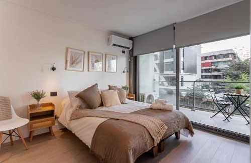 Apoquindo Apartment | Charming 1BR Retreat Close To Parque Arauco Mall