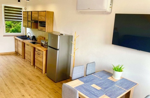 Trzesacz House | Charming 2-bedroom house in delightful Pustkowo with WiFi, AC