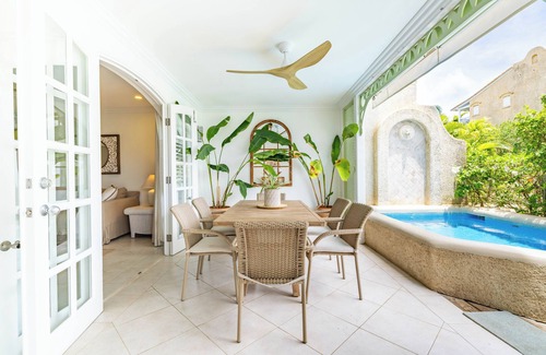 Douglas Villa | Charming 2-brm WATERFRONT Villa with WiFi, AC, & Pool in PORT ST CHARLES MARINA!