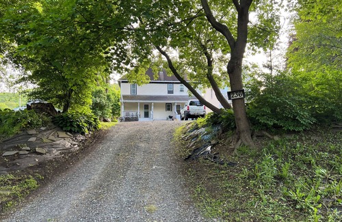 Corning Apartment | Charming 3-bedroom apartment in Corning with WiFi, AC on Disc Golf Course