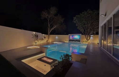 Arabian Ranches Villa | Charming 3-bedroom villa with amazing pool, outdoor screen and fire pit