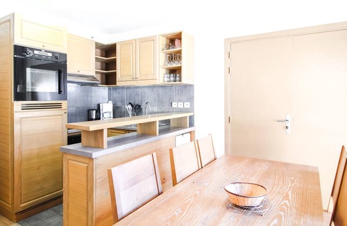 Flaine Apartment | Charming 6th-floor 2-bedroom apartment with fireplace