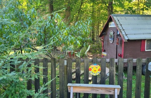 Dorset Cabin | Charming A Frame tent on wheels- with complimentary bagged continental breakfast