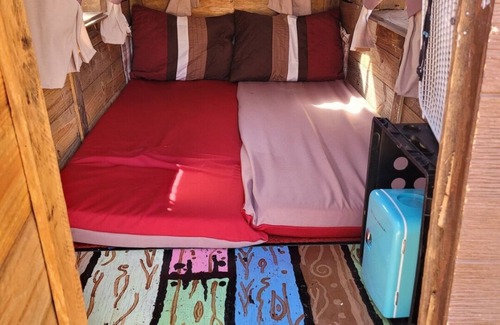 Dorset Cabin | Charming A Frame tent on wheels- with complimentary bagged continental breakfast