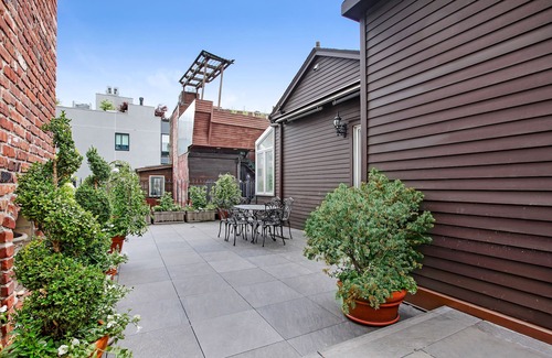 Ukrainian Village Apartment | Charming and Rustic "Rooftop Cottage" with Fireplaces and Outdoor Spaces