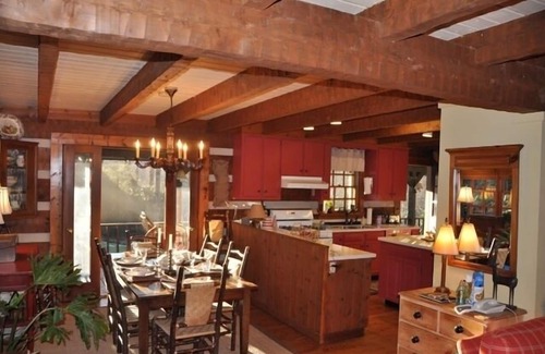 Highlands Cabin | Charming and Unique Log Cabin with Beautiful Garden Setting