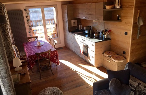 Saint-Chaffrey Apartment | Charming apartment at the foot of the pistes Serre Chevalier Chantemerle 9 people