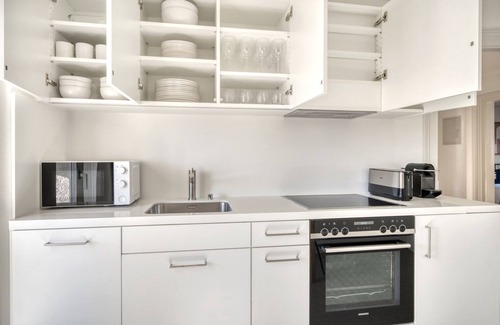 Breite Apartment | Charming Breite 3 Room w/Washer & Storage, nr Market, by Blueground