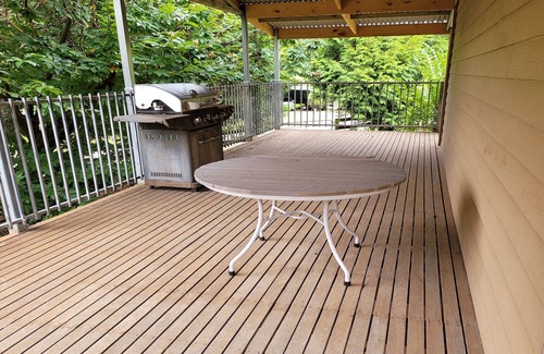 Merrijig House | Charming cedar cottage for families-One and a half acres at the base for Buller