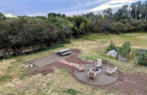 Victor Apartment | Charming creekside studio for nature lovers in Victor, ID near Jackson Hole, WY