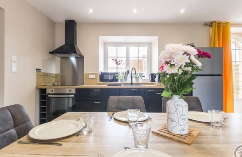 Cotentin Peninsula Cottage | Charming Farmhouse with Modern Amenities, Enclosed Yard, 2 Terraces, Pet-Friendly, Near Cotentin Sights