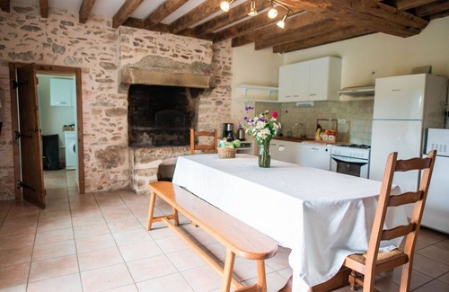 Saint-Leonard-des-Bois Cottage | Charming Country Cottage for 13 with Fireplace, Terrace, and Nature Activities