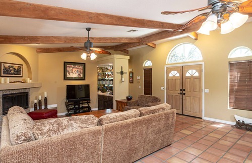 Desert Club Estates House | Charming Hacienda pool home! Walk to shopping and restaurants!