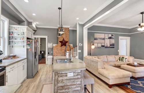 Carthage Apartment | Charming Historic Home in Downtown Carthage – Walk to Coffee, Breweries & More!