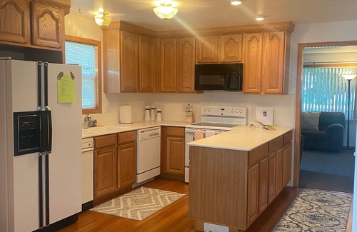 Spokane House | Charming Home on Fenced Corner Lot with Front Porch