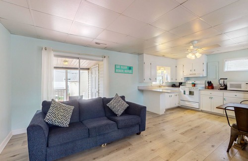 Cherry Grove Beach House | Charming house with hot tub, W/D, dog friendly & close to beach
