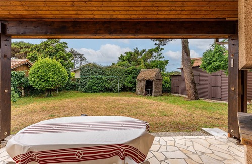 Biscarrosse Plage House | Charming House Near Shops & Beach - 5 Guests - Large Garden & Terrace
