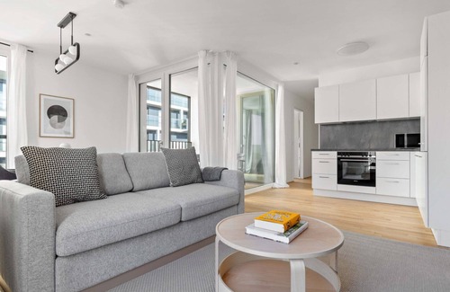 Vienna Apartment | Charming Leopoldstadt 2BR w/Gym & Loggia, near U2, by Blueground