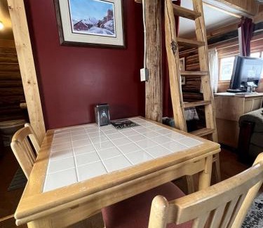 Pony House | Charming Log Cabin with Mountain Views near Trails in Pony, Montana