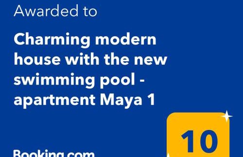 Businci Apartment | Charming modern house with the new swimming pool - apartment Maya 1
