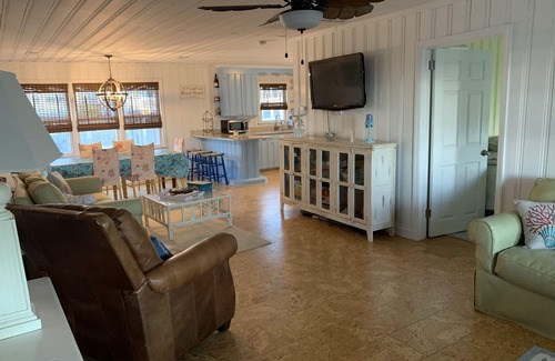 Ocean Isle Beach House | Charming oceanfront cottage, pet friendly, private walkway to the beach