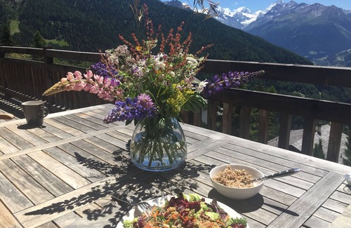 Chandolin Ski Chalet | Charming old wooden chalet with sauna and magnificent views, for 10-12 people in Chandolin.Exterior