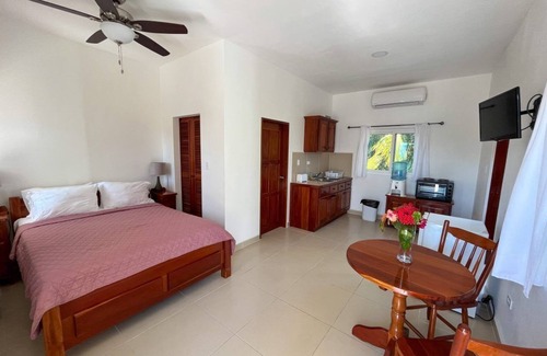 Caye Caulker Apartment | "Charming Private Balcony Studio: Your Perfect Retreat Awaits!"