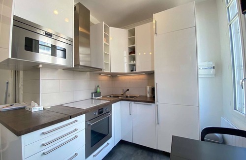 La Baule-Escoublac Apartment | Charming Renovated Studio, Sleeps 4, Near Beach and Market
