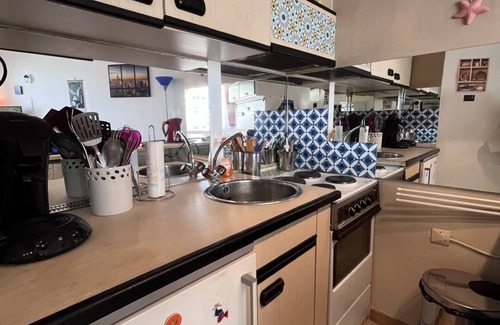 Le Grand Large Apartment | Charming studio 20 m from the beach, terrace and lift- 2BEAZUR99