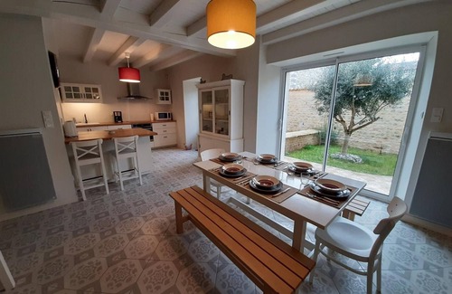 Coulonges Cottage | Charming Stone Cottage with Terrace, WiFi, and Baby Gear in Peaceful Village