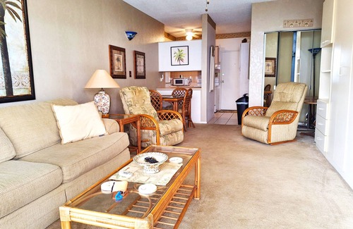Ocean View Halifax Estates Apartment | Charming studio on the beach in lowkey Daytona Beach Shores with WiFi and AC.