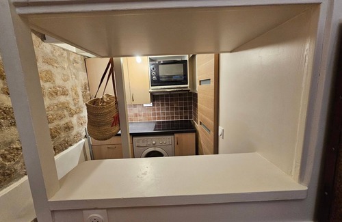 Notre Dame Apartment | Charming studio with mezzanine on Ile Saint Louis, 700m from Notre Dame