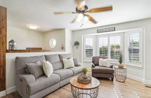 West Jordan House | Charming Utah Getaway with Fire Pit and Furnished Deck