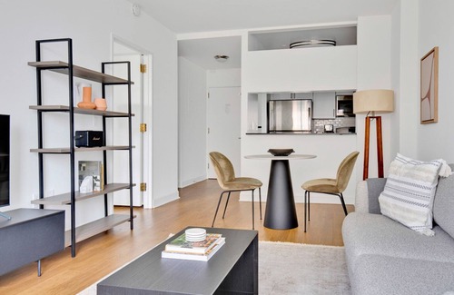 Lincoln Square Apartment | Charming UWS 1BR w/Gym & Doorman, walk to Julliard, by Blueground