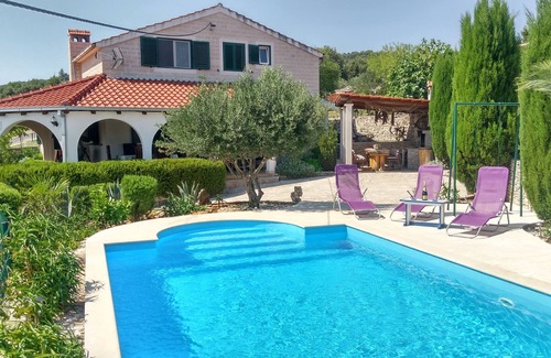 Supetar Villa | Charming Villa Nika with the pool on the most beautiful island in Adriatic sea