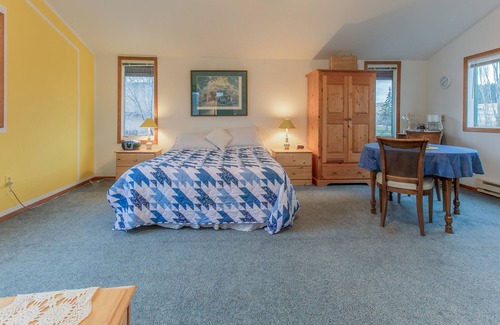 Big Arm House | Charming waterfront home w/ private hot tub & dock - space over garage
