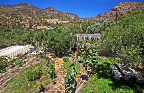 Makry Gialos Cottage | "Charoupia" 300years old cottage "Natura cottages" with sea view shared garden